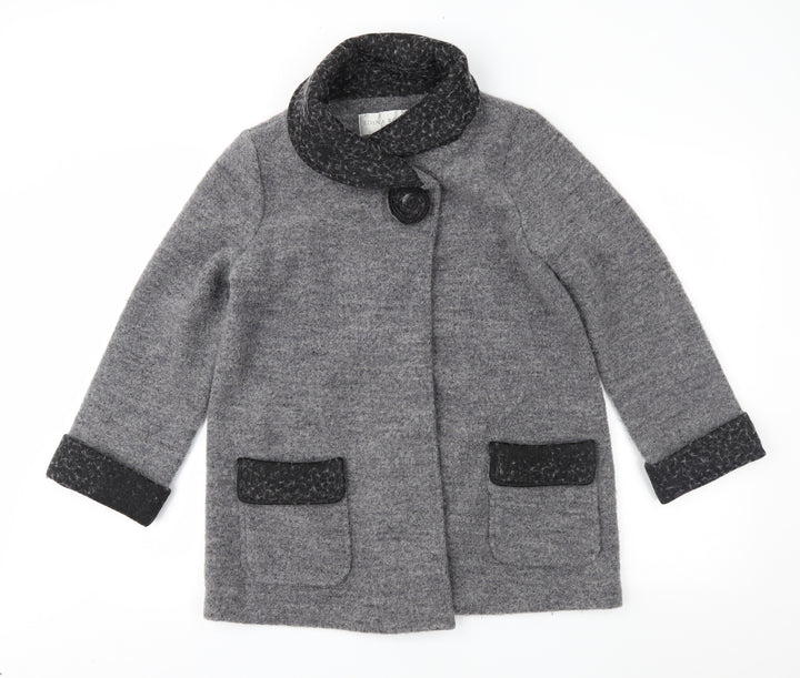 Edina Ronay Womens Grey   Jacket Coat Size 12