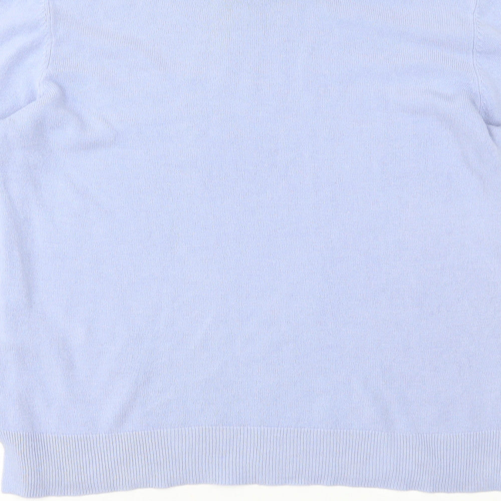 Marks and Spencer Womens Blue  Knit Pullover Jumper Size 16