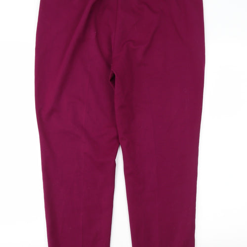 Marks and Spencer Womens Purple   Trousers  Size 16 L28 in