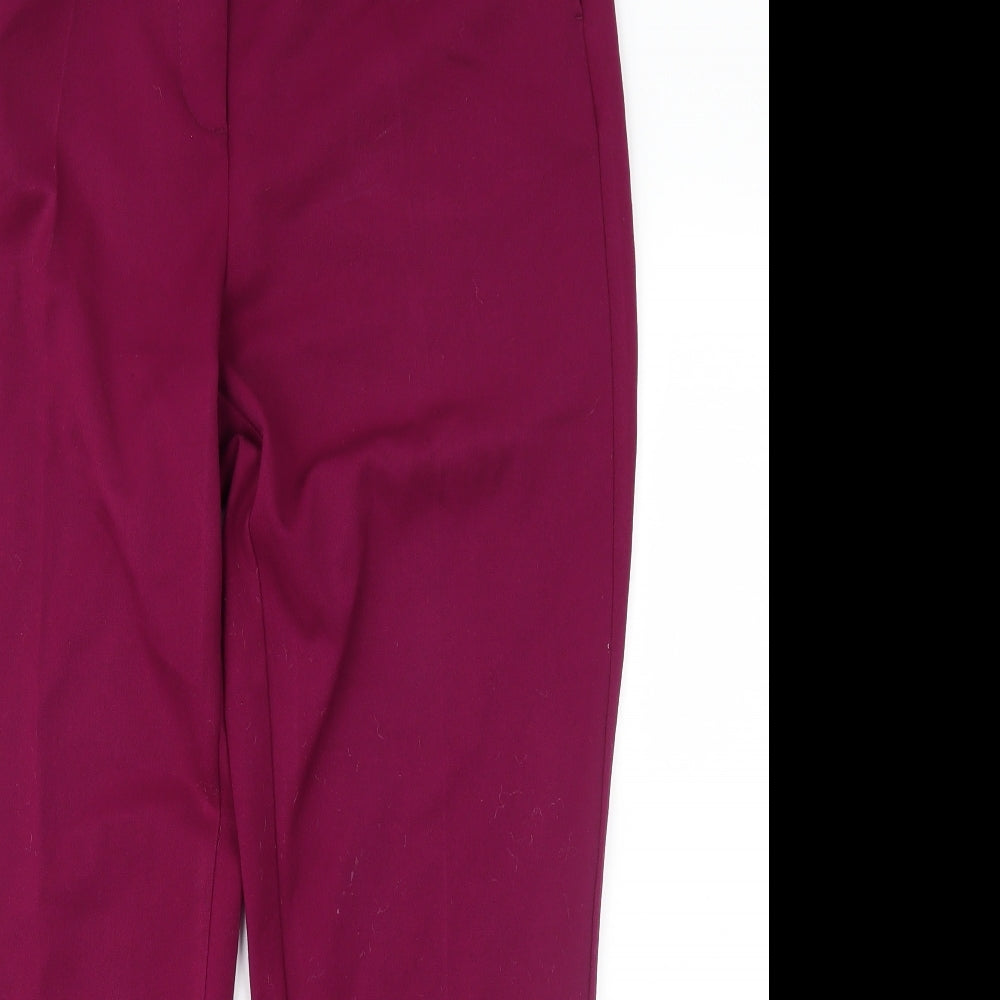 Marks and Spencer Womens Purple   Trousers  Size 16 L28 in