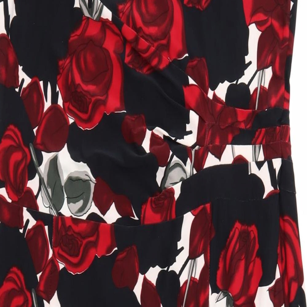 Phase Eight Womens Red Floral  Sheath  Size 18