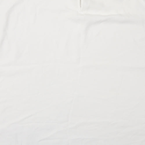 Blue Chameleon Womens White   Basic Blouse Size 16