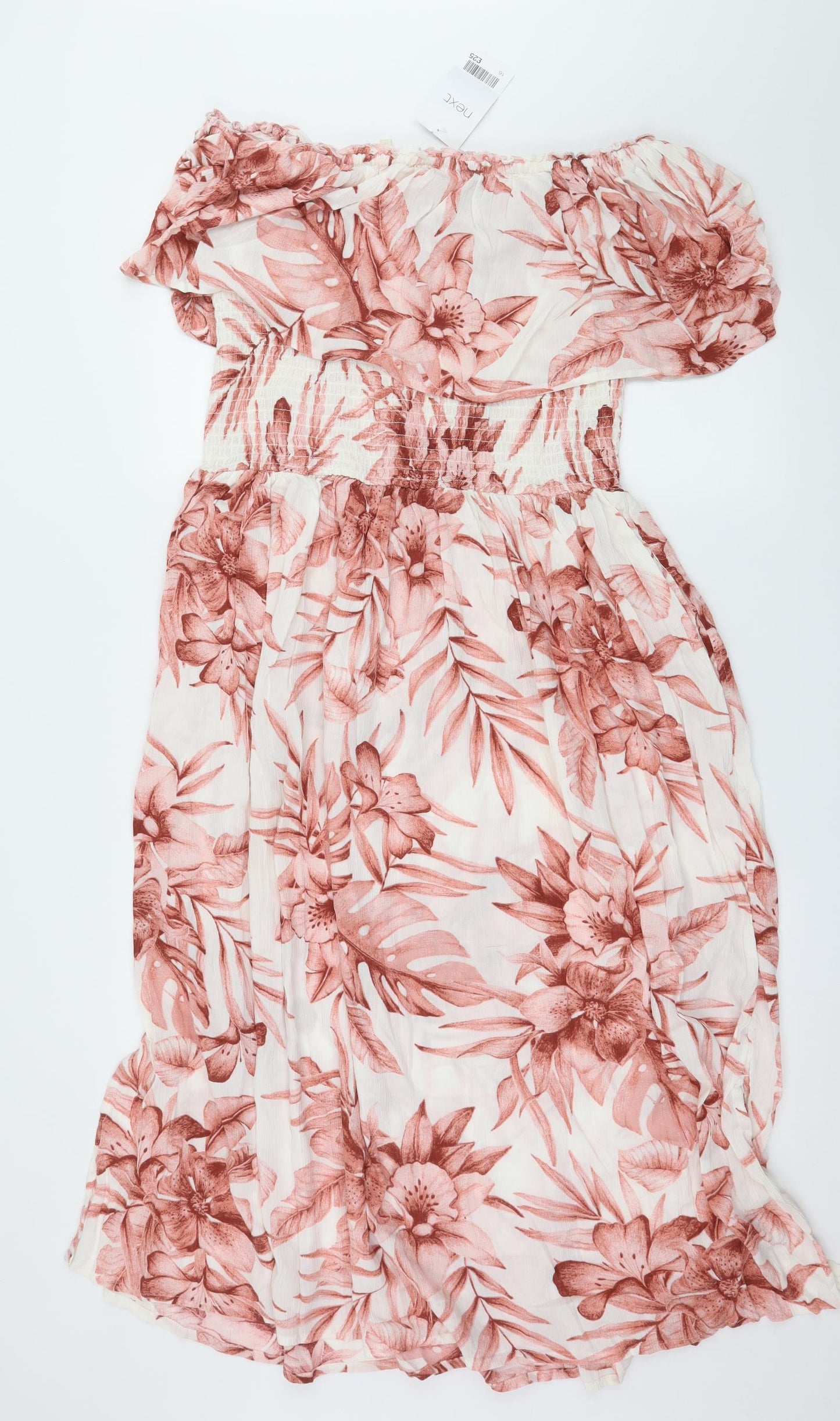 NEXT Womens Pink Floral  Fit & Flare  Size 16