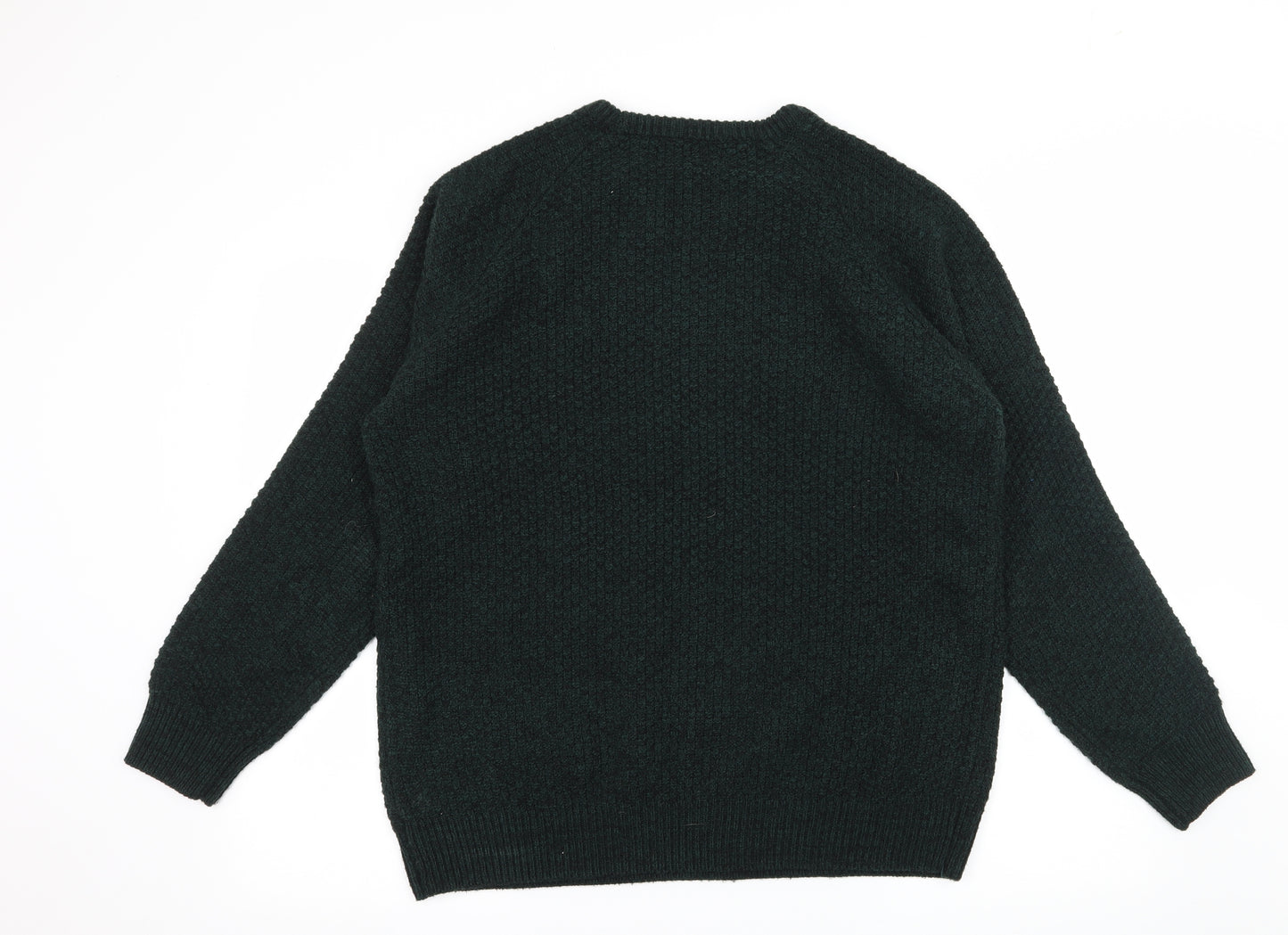 Cedar Wood State Mens Green  Knit Pullover Jumper Size L