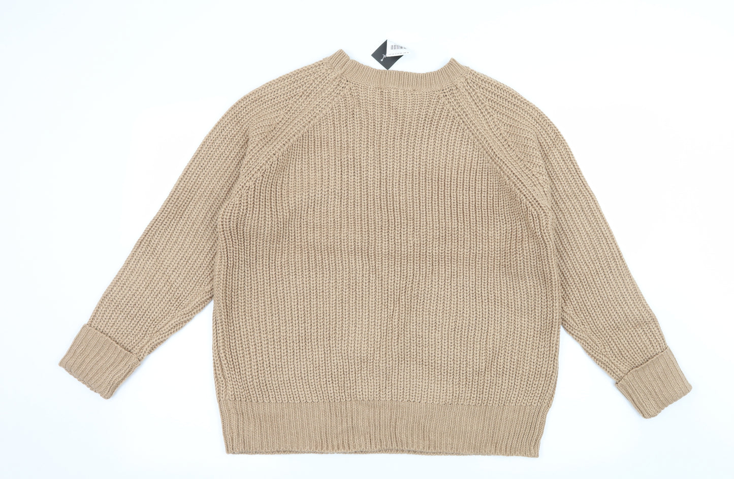 Dorothy Perkins Womens Brown  Knit Pullover Jumper Size 18