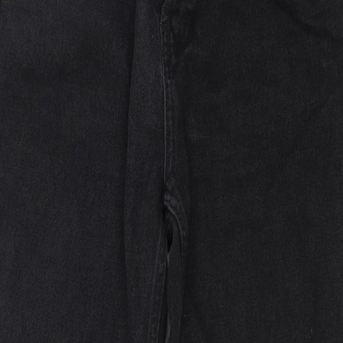BDG Womens Black  Denim Straight Jeans Size 30 in L28 in - Dad fit
