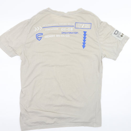 Divaldi Wear Mens Green  Jersey  T-Shirt Size M  - Denim