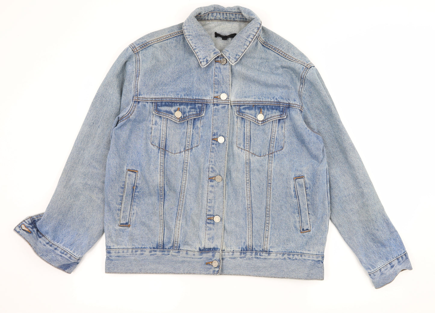 Missguided Womens Blue  Denim Jacket  Size 10