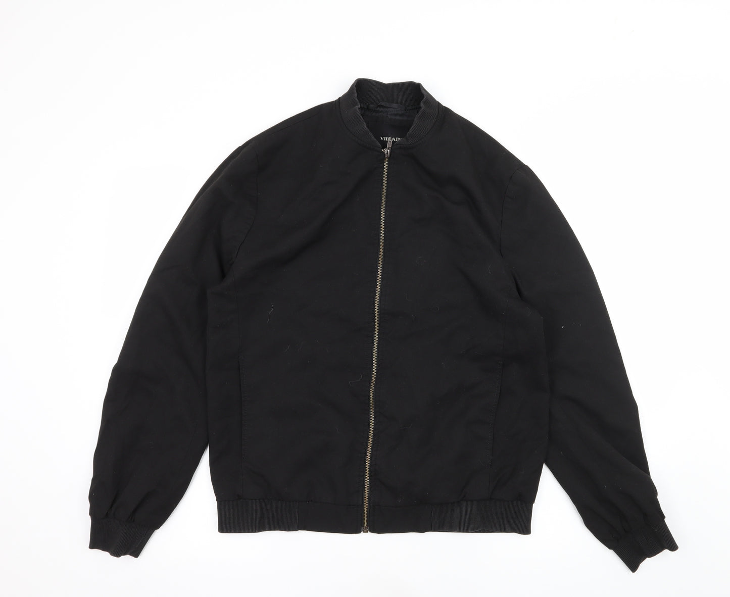 Villian Mens Black   Jacket  Size L