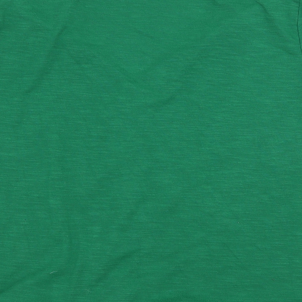 Papaya Womens Green  Jersey Basic Blouse Size 16