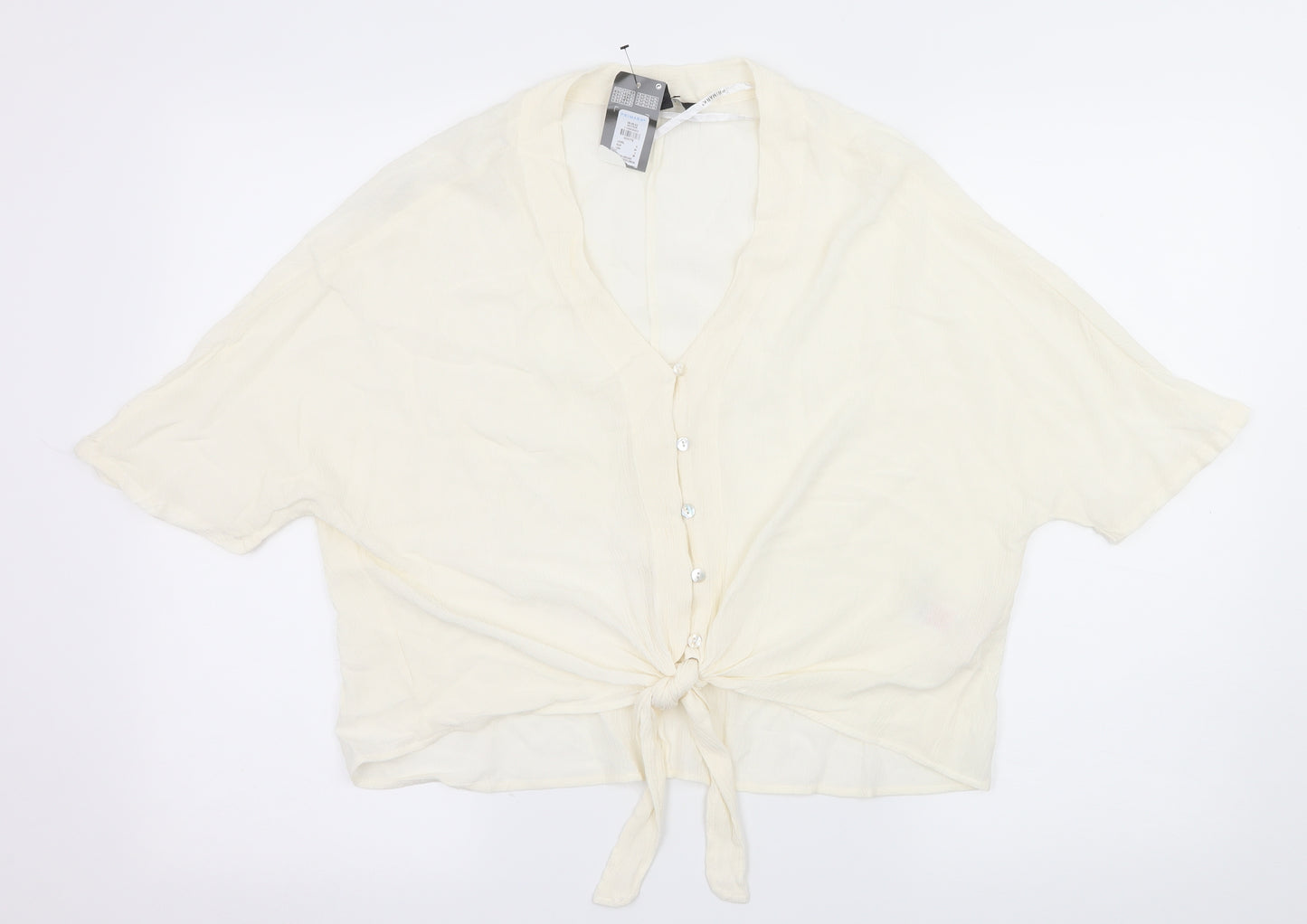Primark Womens Ivory   Basic Blouse Size 6