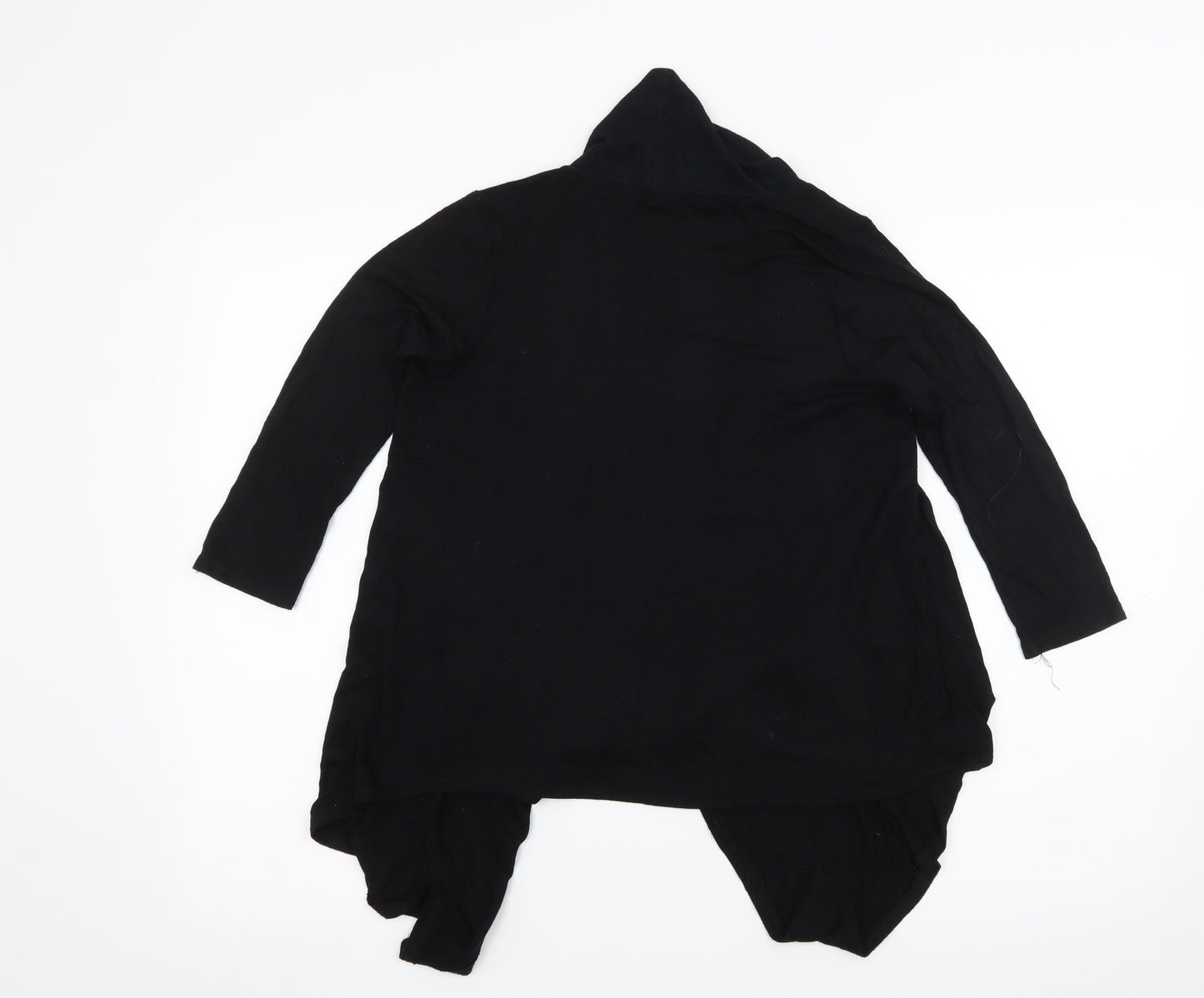 New Look Womens Black  Jersey Cardigan Jumper Size 12