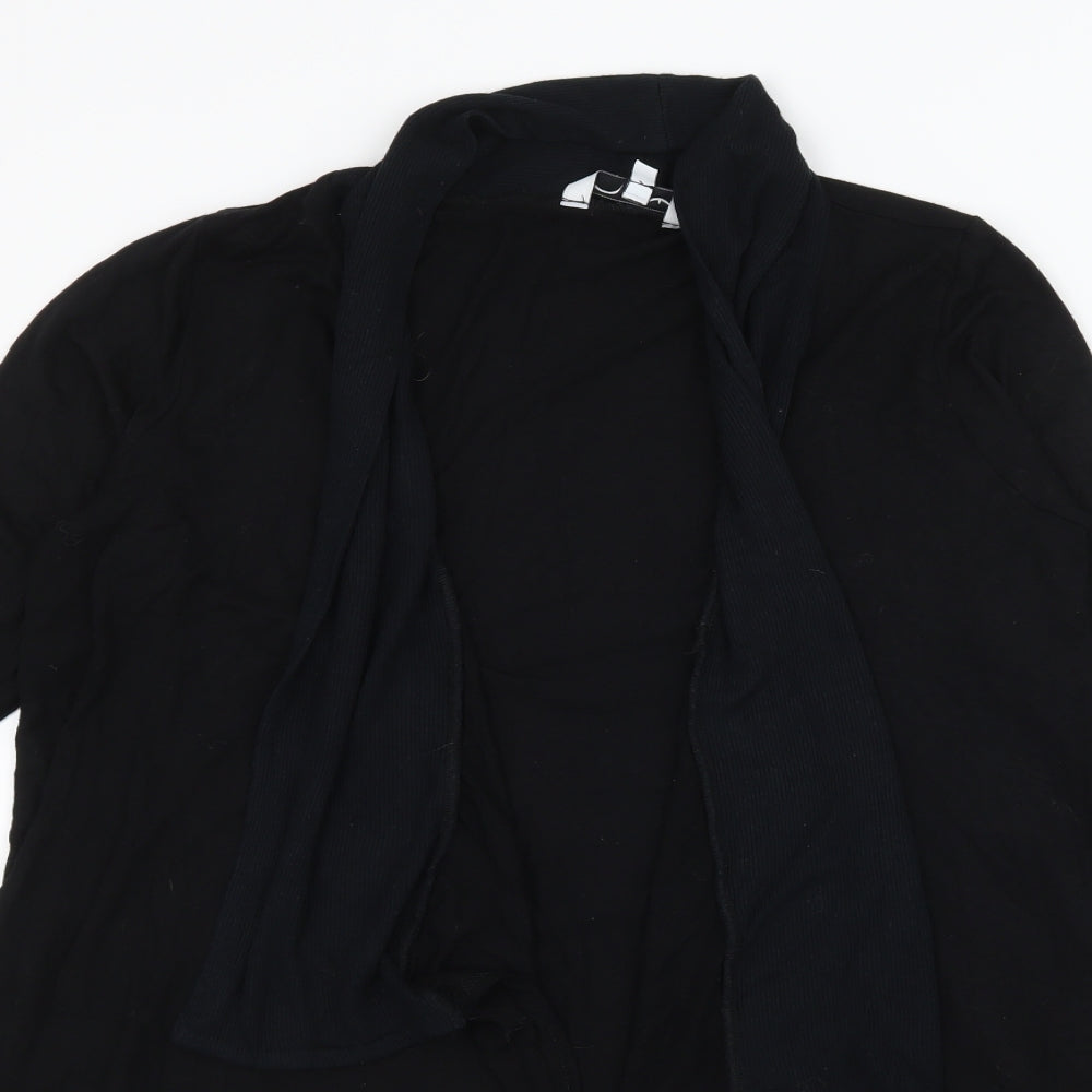 New Look Womens Black  Jersey Cardigan Jumper Size 12