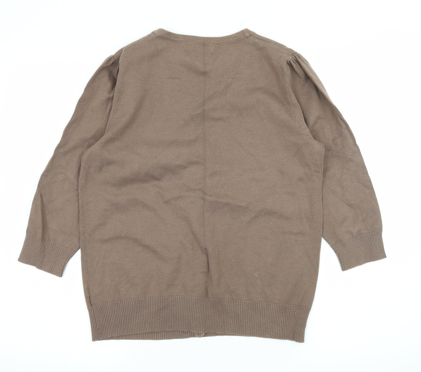 Cherokee Womens Brown  Knit Cardigan Jumper Size 14