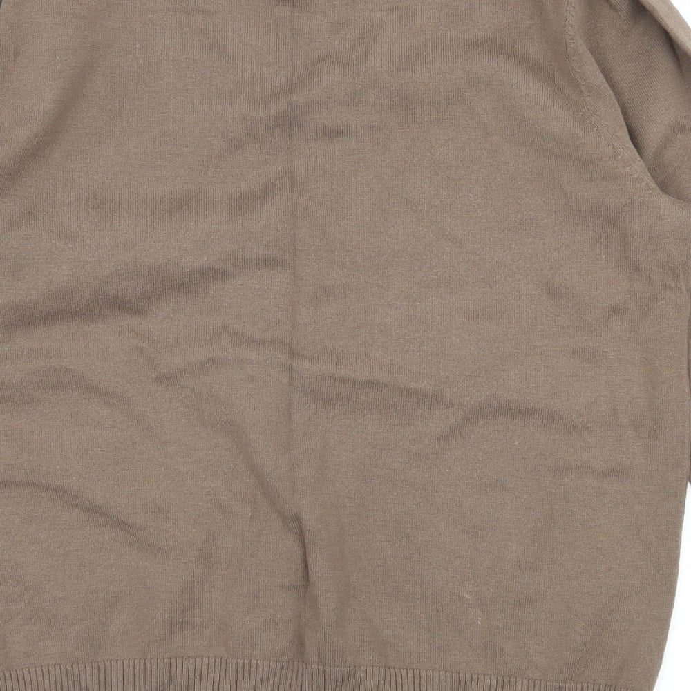 Cherokee Womens Brown  Knit Cardigan Jumper Size 14