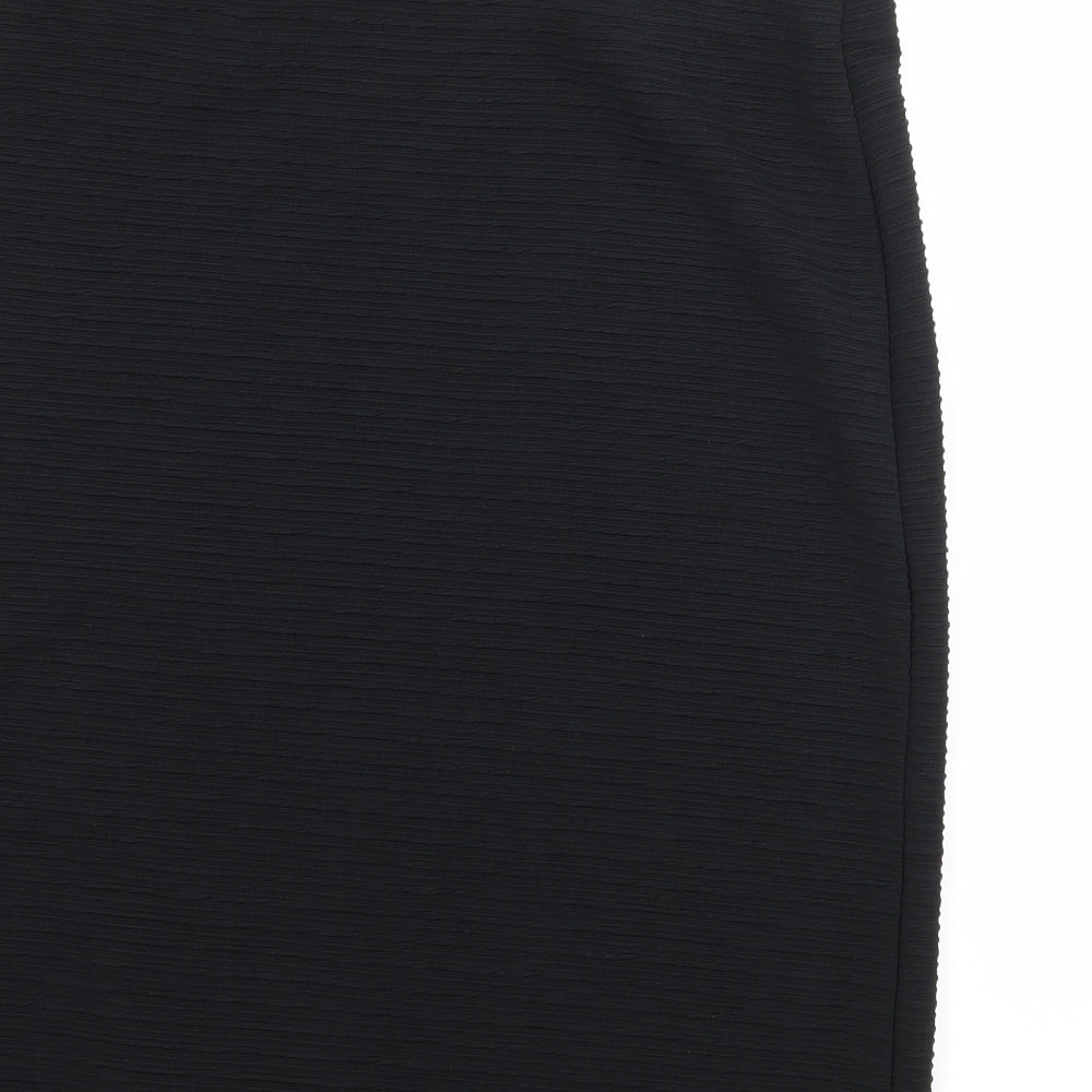 Primark Womens Black  Jersey A-Line Skirt Size 16