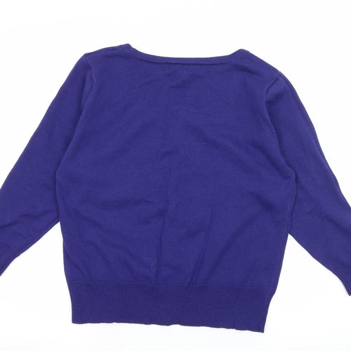 Atmosphere Womens Blue  Knit Cardigan Jumper Size 18
