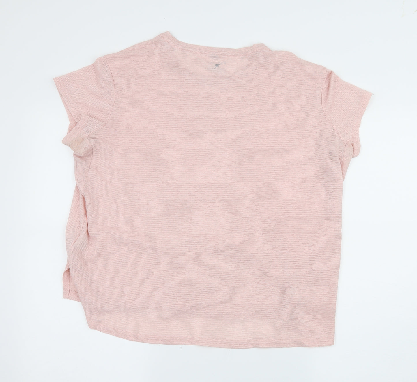 Workout Womens Pink  Jersey Basic T-Shirt Size 4