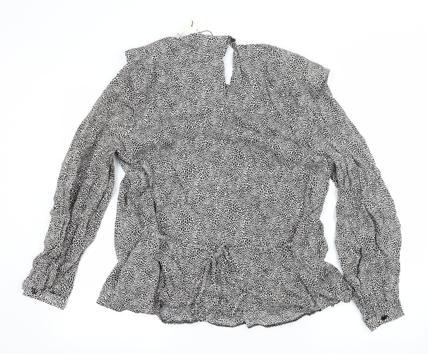Primark Womens Ivory Polka Dot  Basic Blouse Size 16