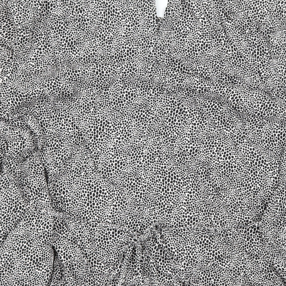 Primark Womens Ivory Polka Dot  Basic Blouse Size 16