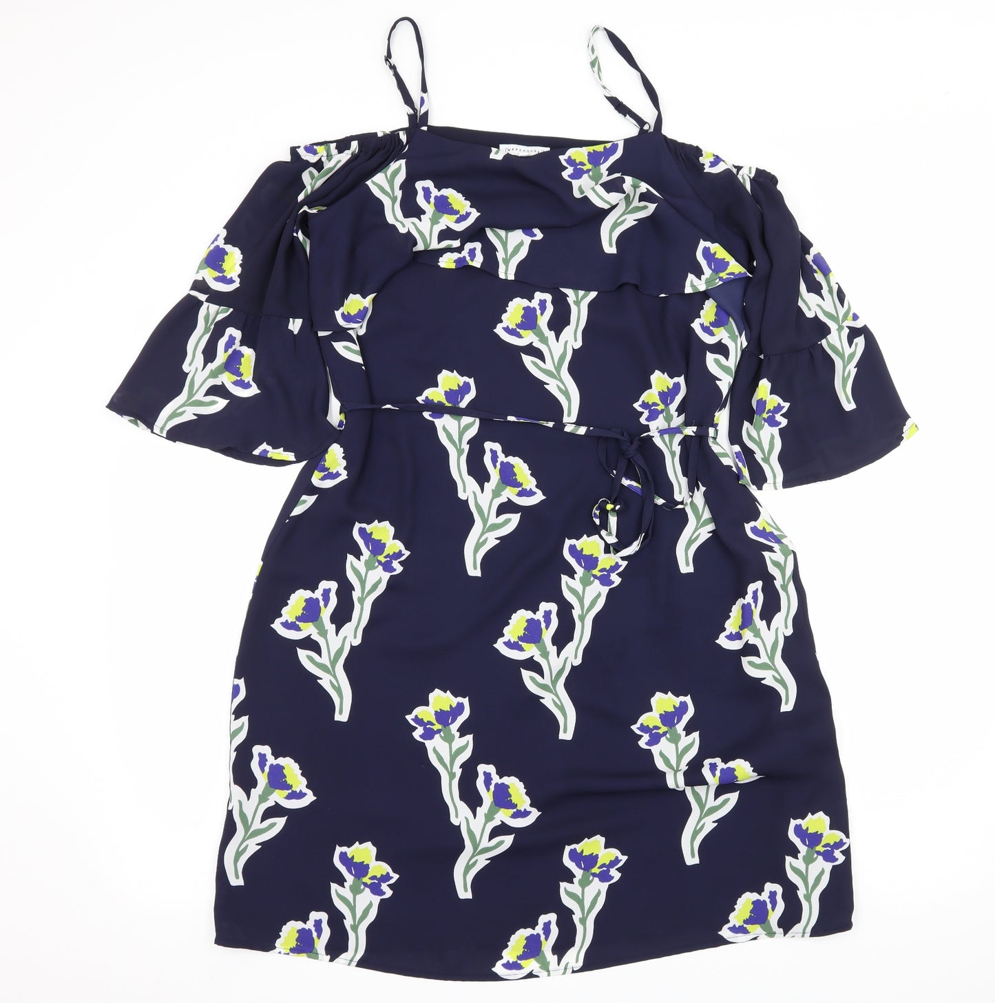 Warehose Womens Blue   Fit & Flare  Size 10