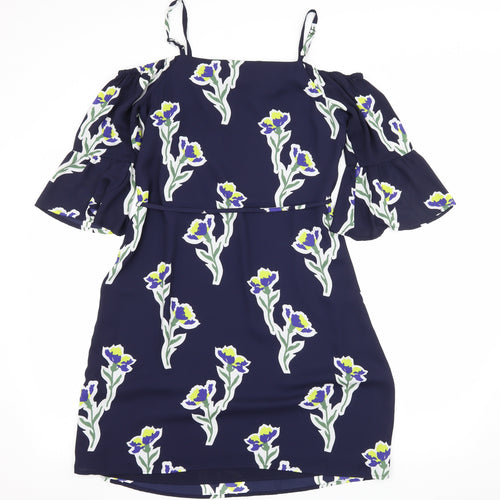 Warehose Womens Blue   Fit & Flare  Size 10