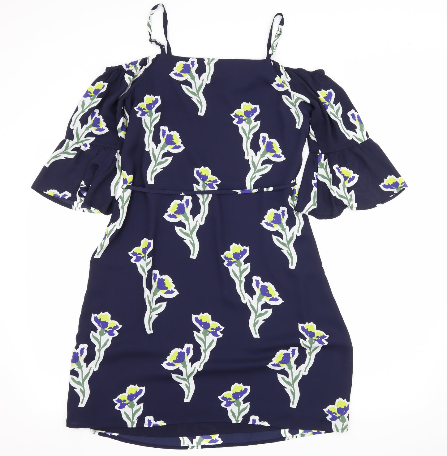 Warehose Womens Blue   Fit & Flare  Size 10