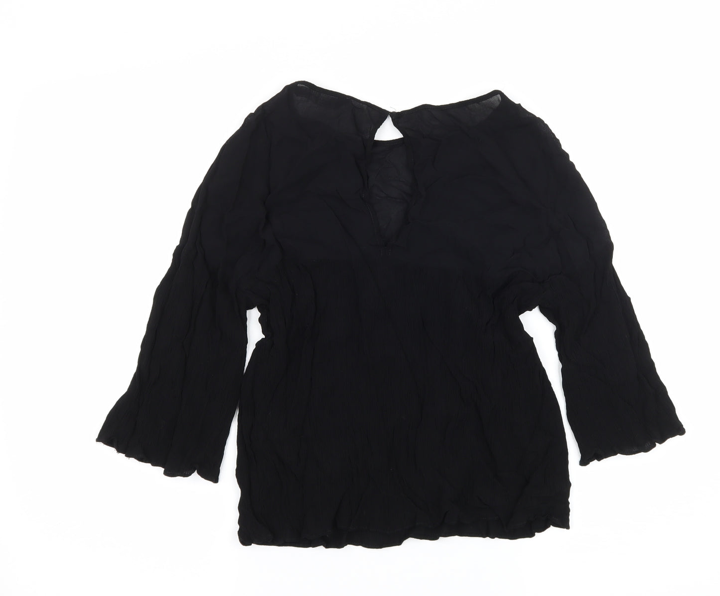 Zara Womens Black   Basic Blouse Size L