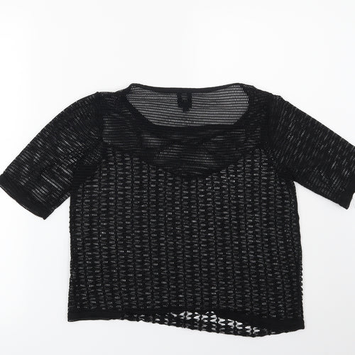 River Island Womens Black   Basic Blouse Size 8