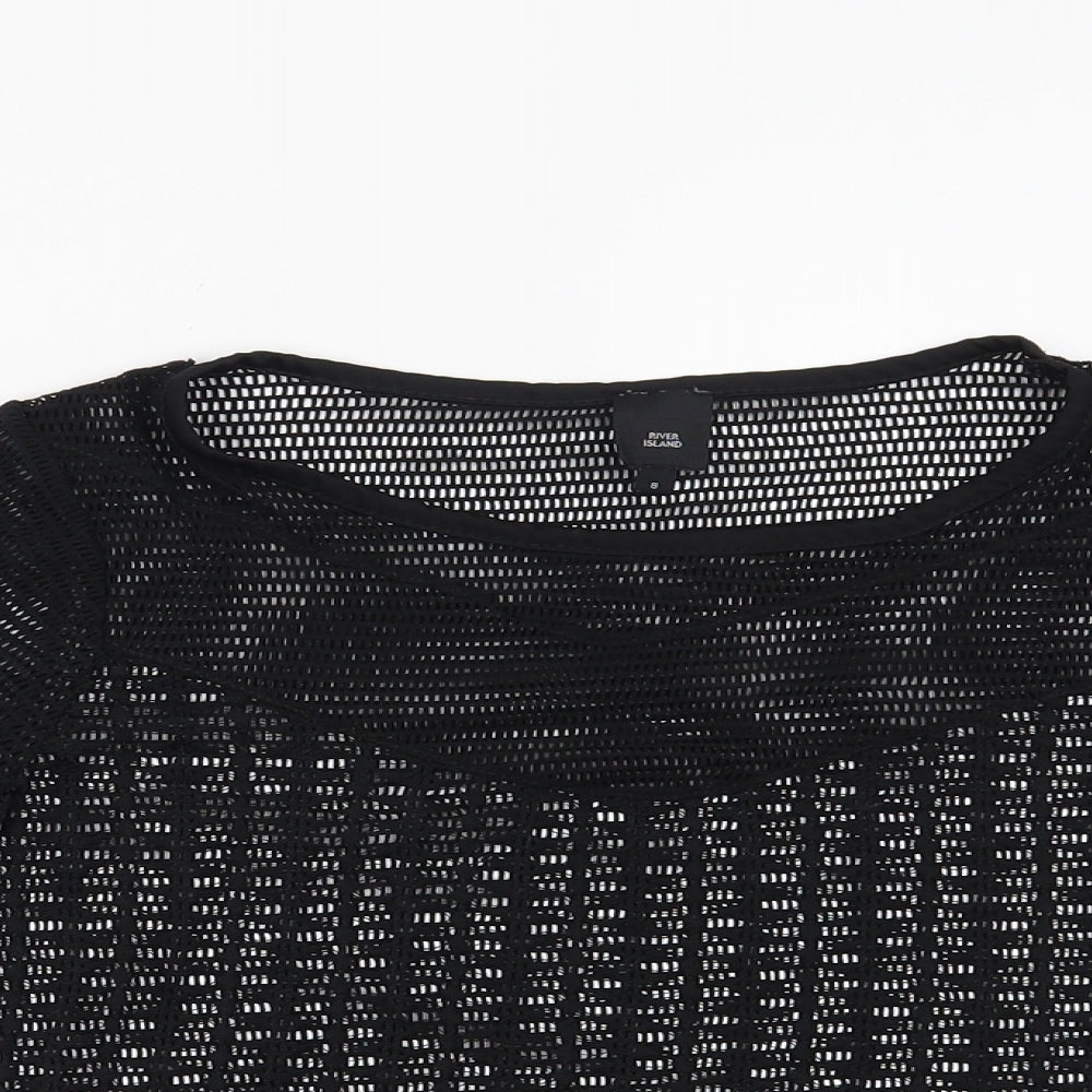 River Island Womens Black   Basic Blouse Size 8