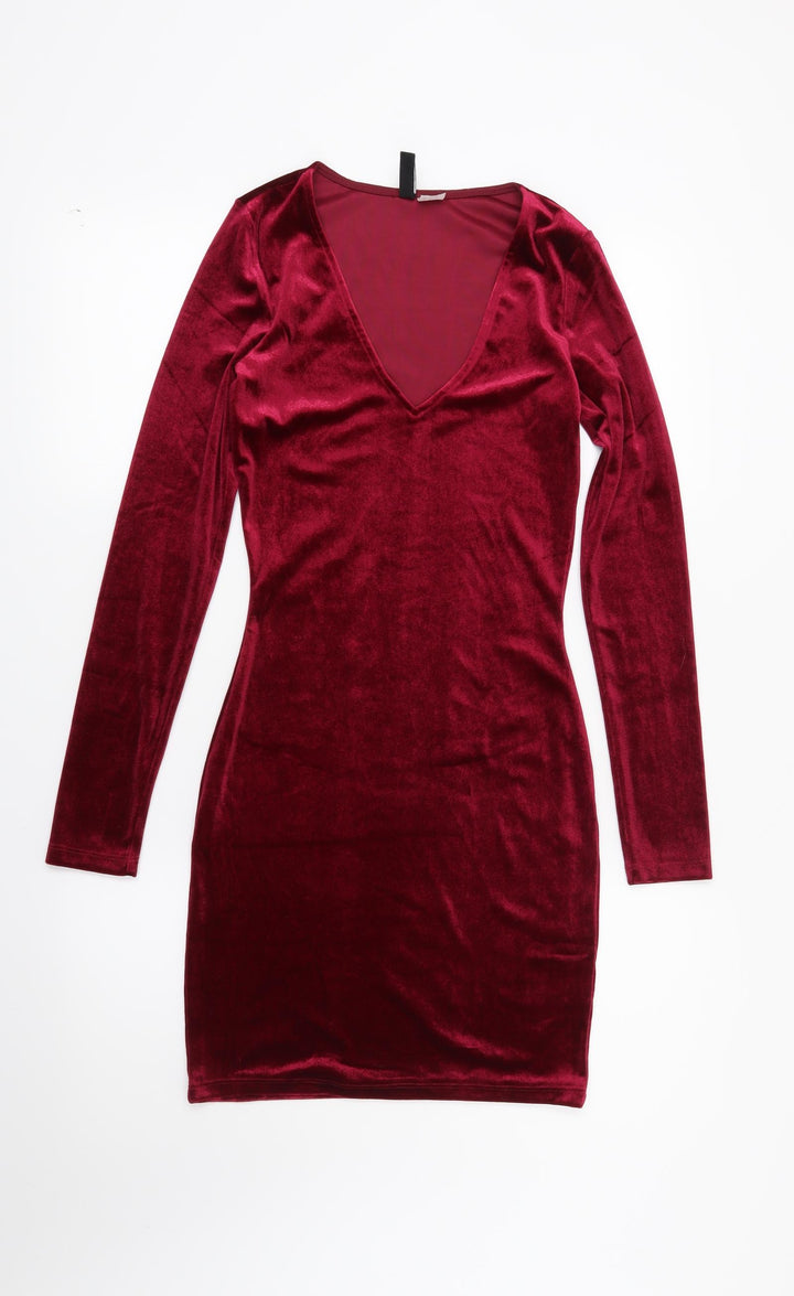 H&M Womens Pink Bodycon Size 6