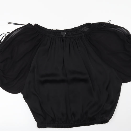 NEXT Womens Black   Basic Blouse Size 10