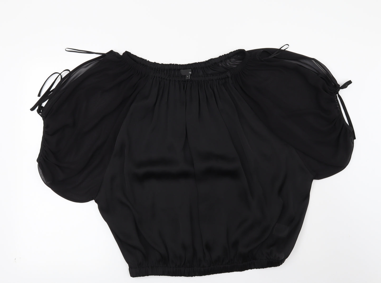 NEXT Womens Black   Basic Blouse Size 10