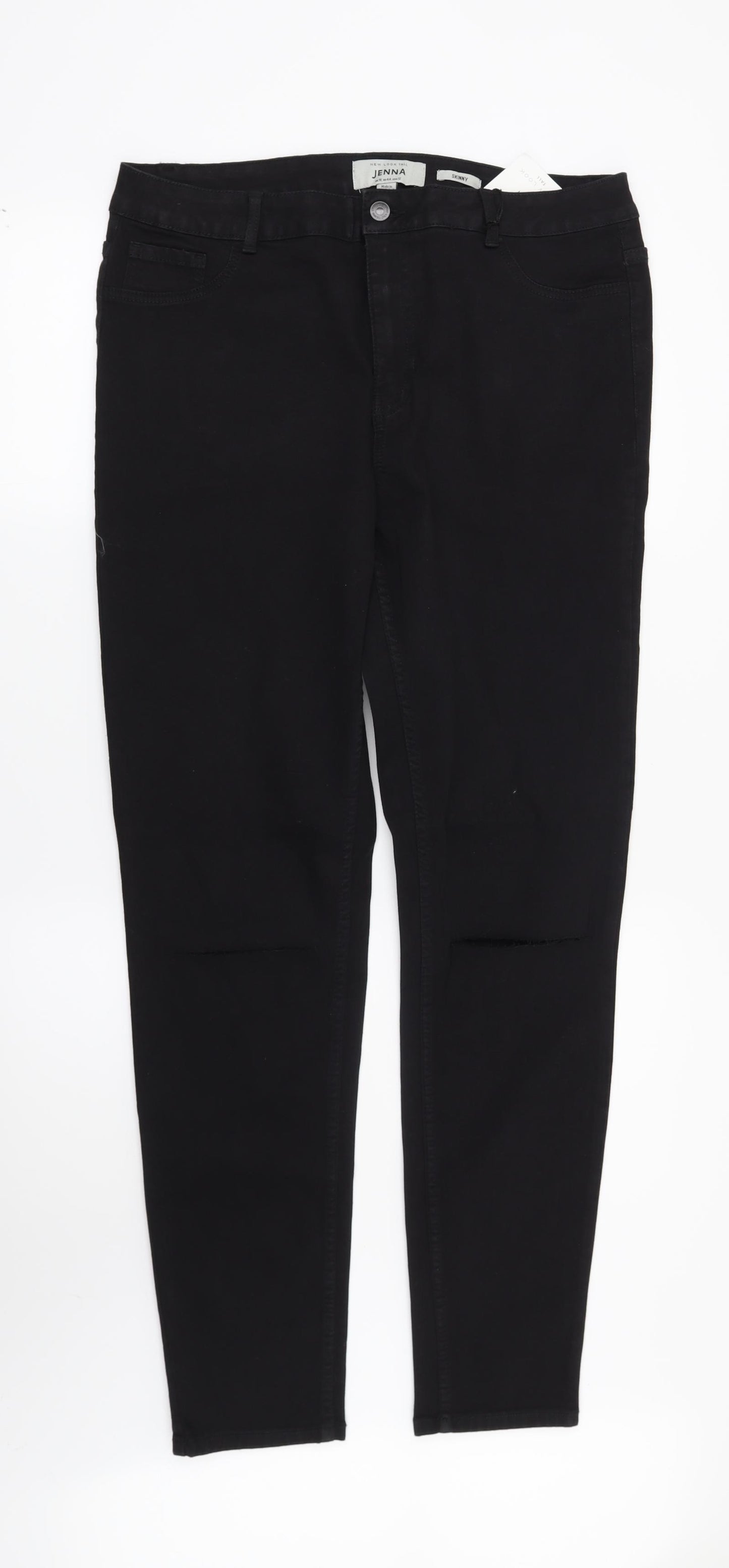 New Look Womens Black   Skinny Jeans Size 16 L31 in
