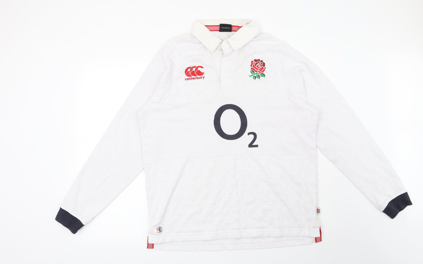 Canterbury Mens White   Basic Casual Size M  - England Rugby