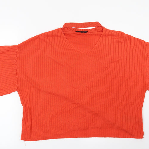 Dorothy Perkins Womens Red   Pullover Jumper Size 14