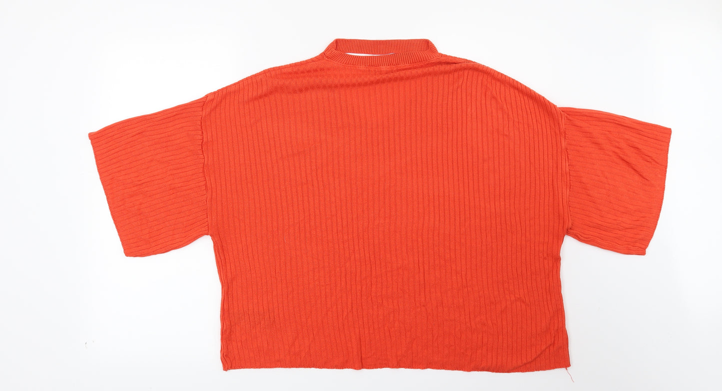 Dorothy Perkins Womens Red   Pullover Jumper Size 14