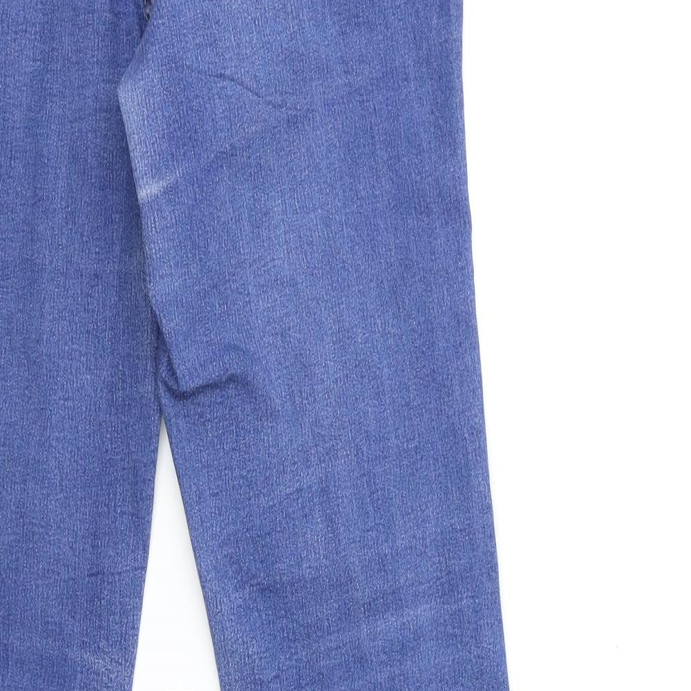 George Womens Blue  Denim Flared Jeans Size 10 L28 in