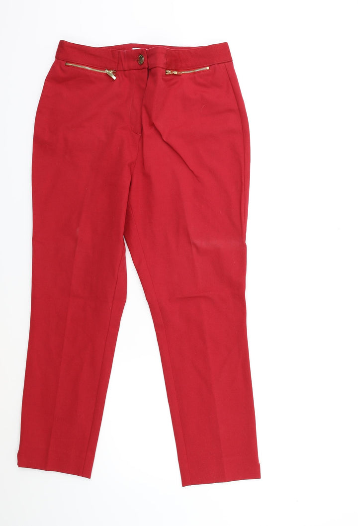 Marks and Spencer Womens Red   Skinny Jeans Size 12 L25 in