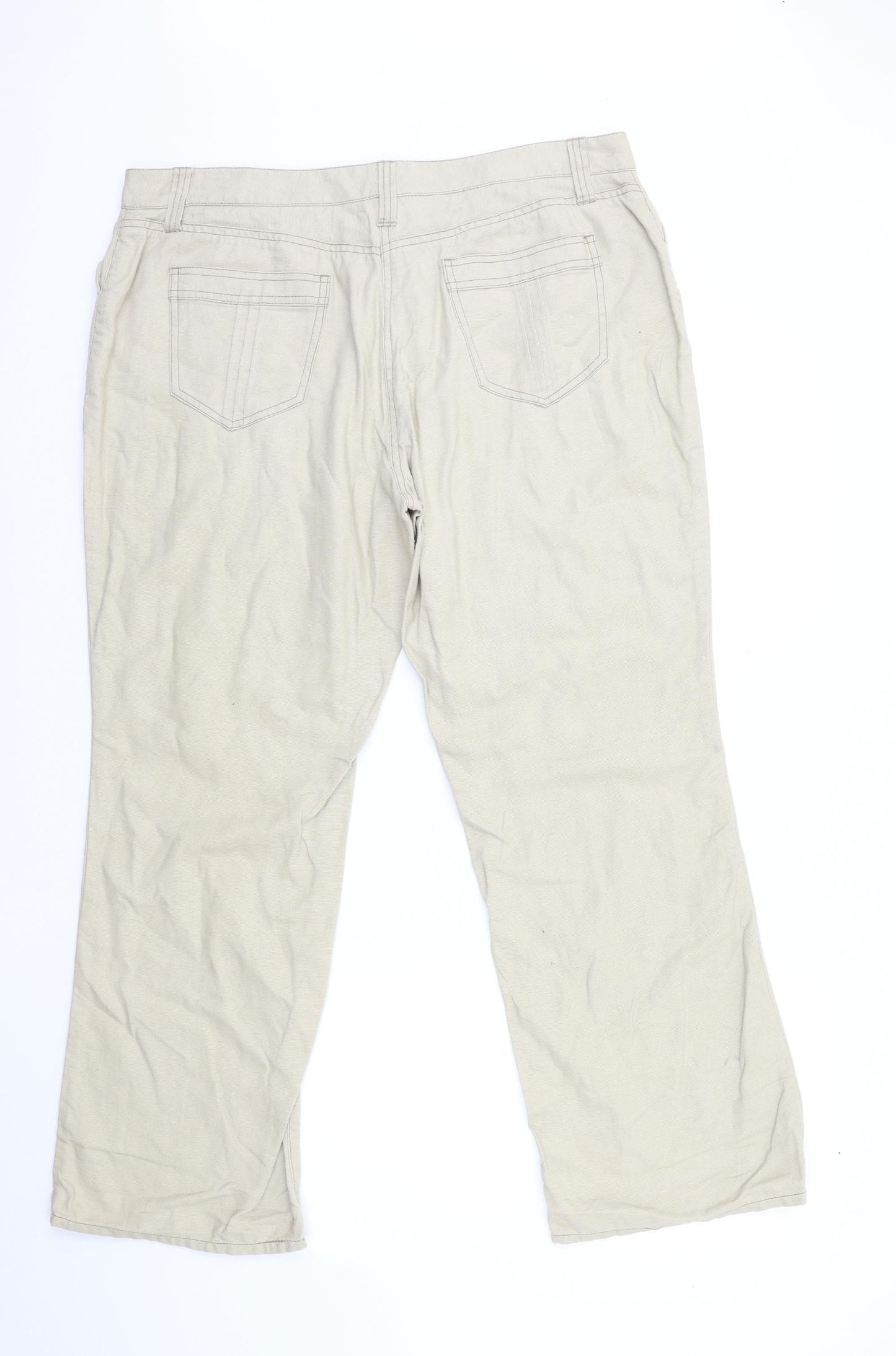 WRAP Womens Beige   Trousers  Size 38 in L28 in