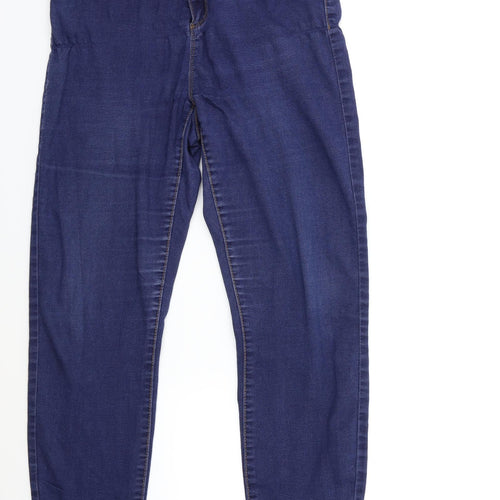Denim & Co. Womens Blue  Denim Skinny Jeans Size 14 L23 in