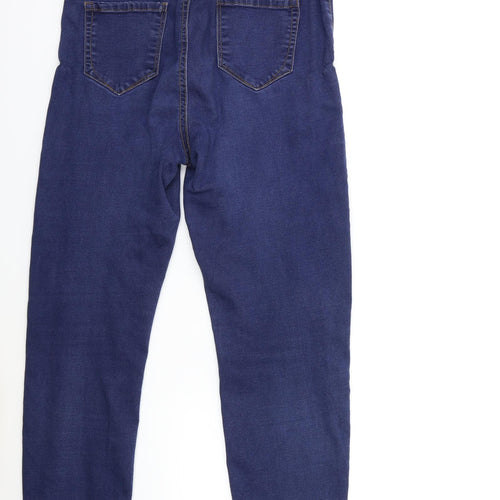 Denim & Co. Womens Blue  Denim Skinny Jeans Size 14 L23 in