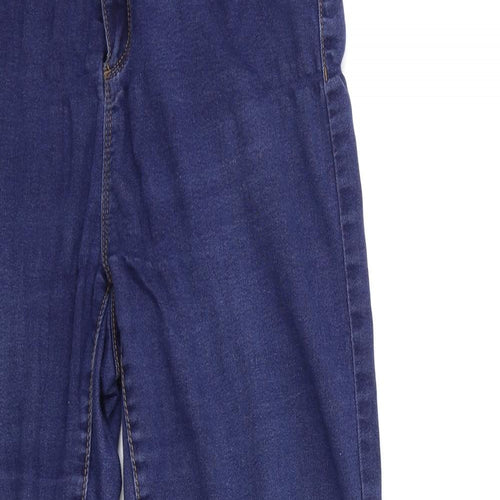 Denim & Co. Womens Blue  Denim Skinny Jeans Size 14 L23 in