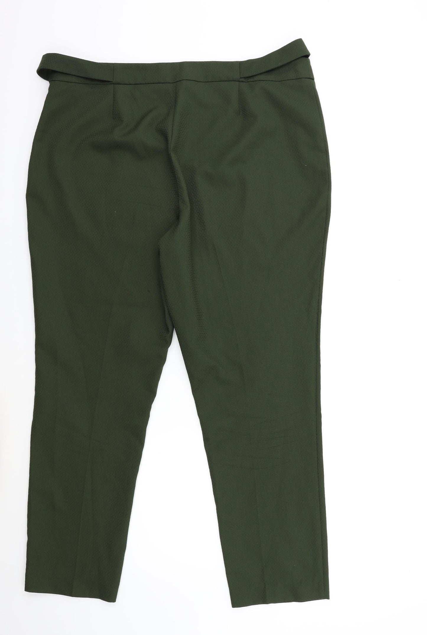 F&F Womens Green   Trousers  Size 18 L28 in