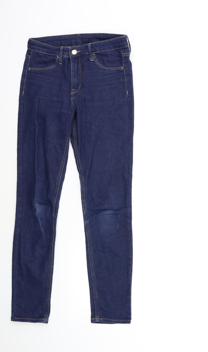 H&M Womens Blue Denim Skinny Jeans Size 26 in L28 in