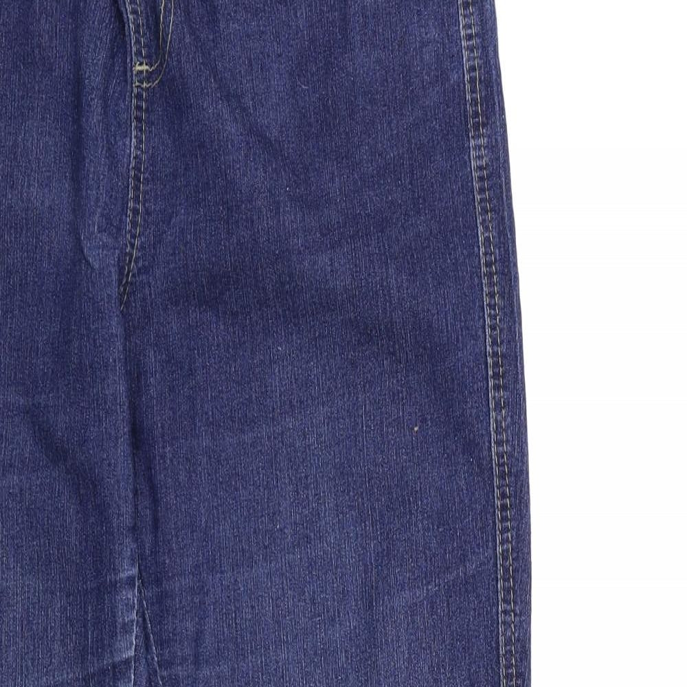 Denim & Co. Womens Blue  Denim Jegging Jeans Size 14 L28 in