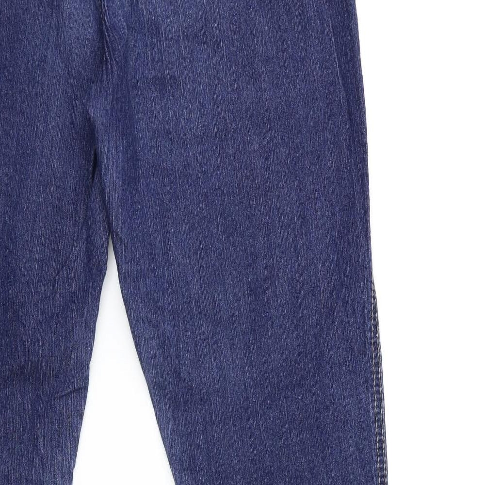 Denim & Co. Womens Blue  Denim Jegging Jeans Size 14 L28 in
