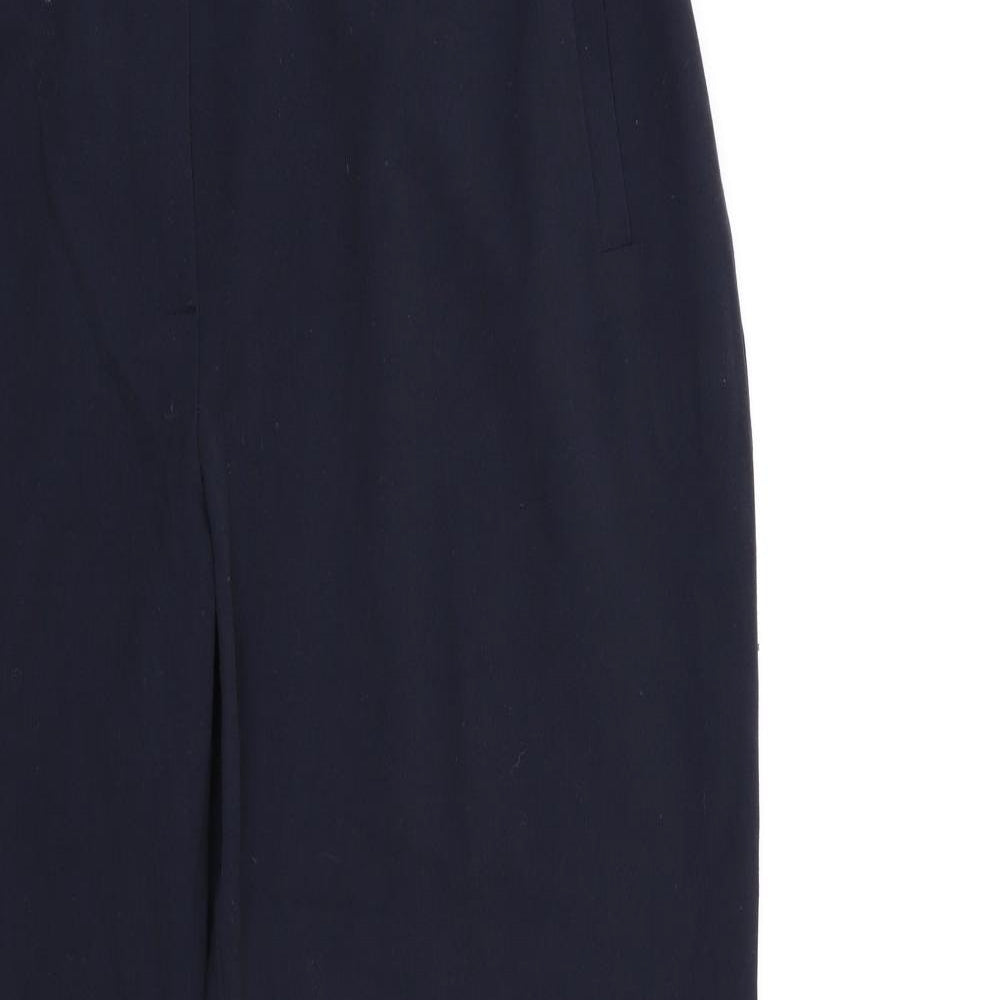 Marks and Spencer Womens Blue   Trousers  Size 14 L27 in