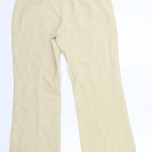 GEBER Womens Beige   Trousers  Size 14 L30 in