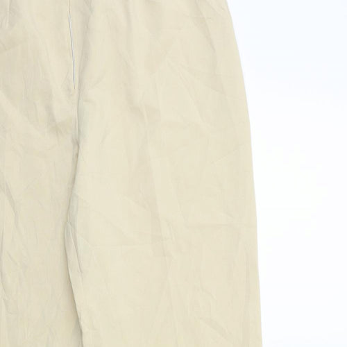 GEBER Womens Beige   Trousers  Size 14 L30 in